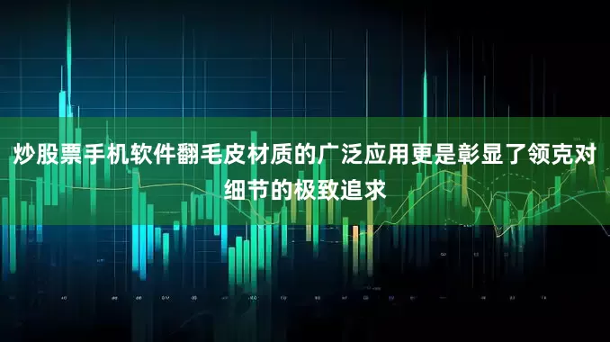 炒股票手机软件翻毛皮材质的广泛应用更是彰显了领克对细节的极致追求
