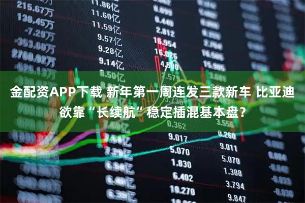 金配资APP下载 新年第一周连发三款新车 比亚迪欲靠“长续航”稳定插混基本盘？